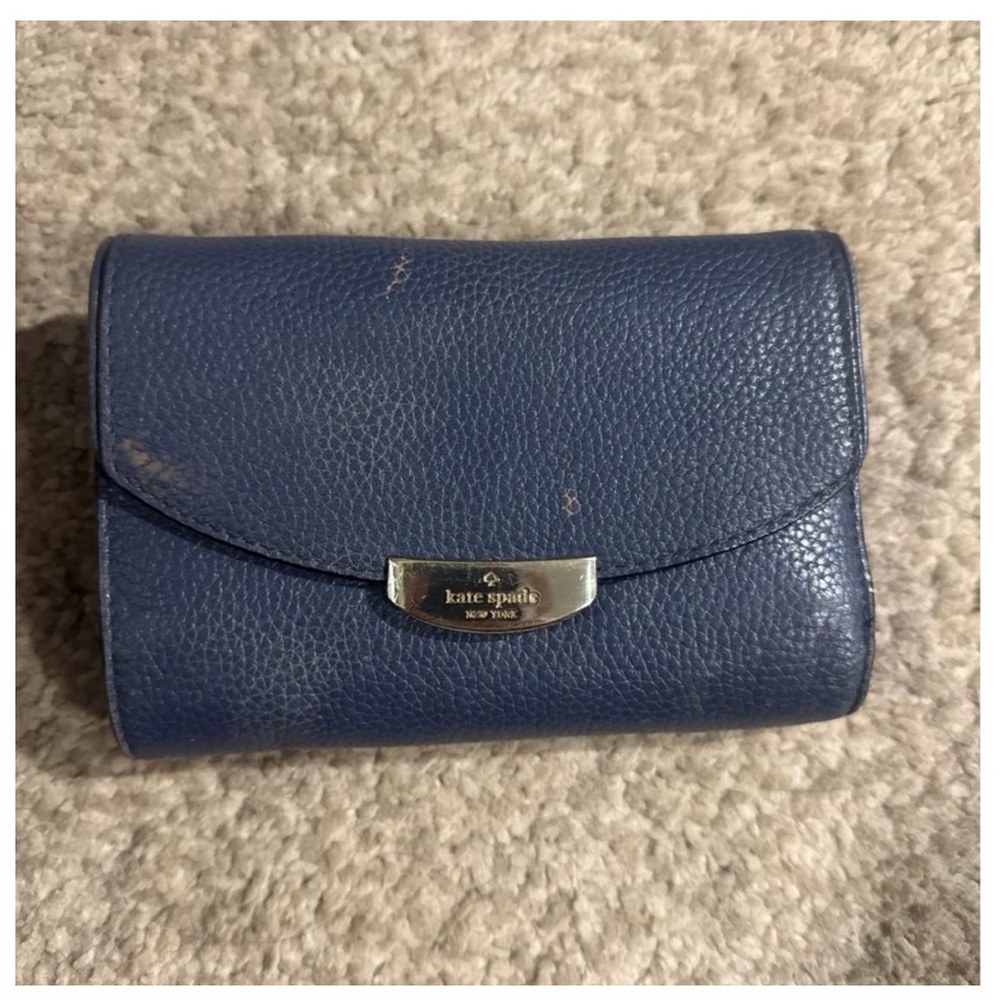 Kate Spade Navy Leather Wallet